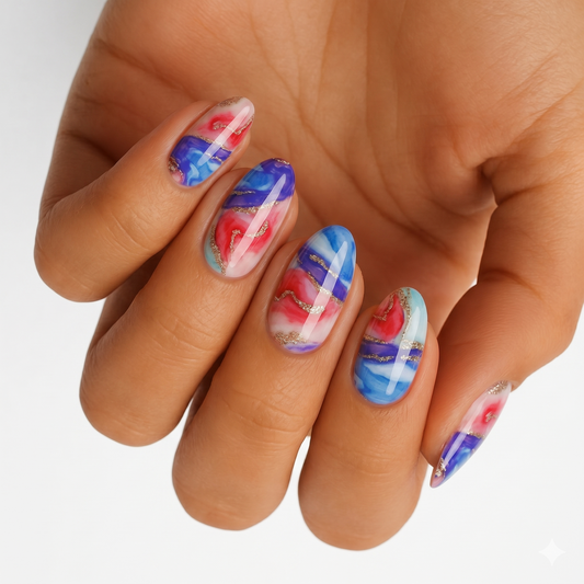 Pyroclastic (Glitter) - Holy Classics (Non-UV Nail Wraps)