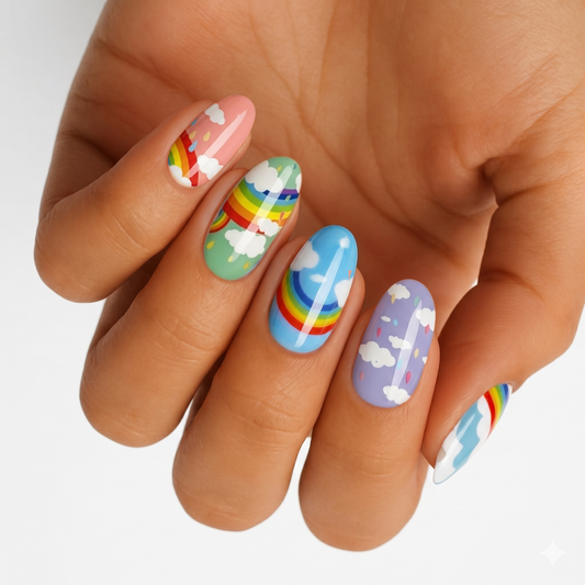 Rainbow Fluff - Holy Classics (Non-UV Nail Wraps)
