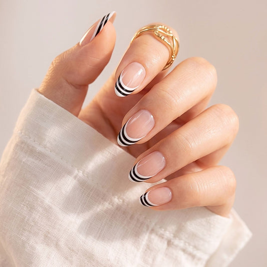 My Way Or The Highway - Soft Gel Press Ons (Short Almond)