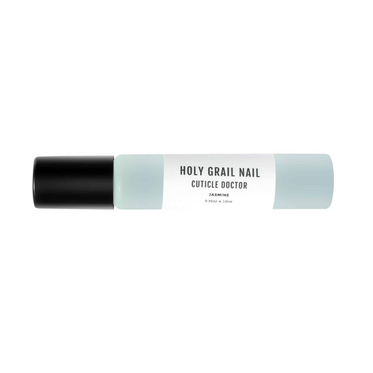 Light blue jasmine cuticle oil treatment pen with black cap for nails
