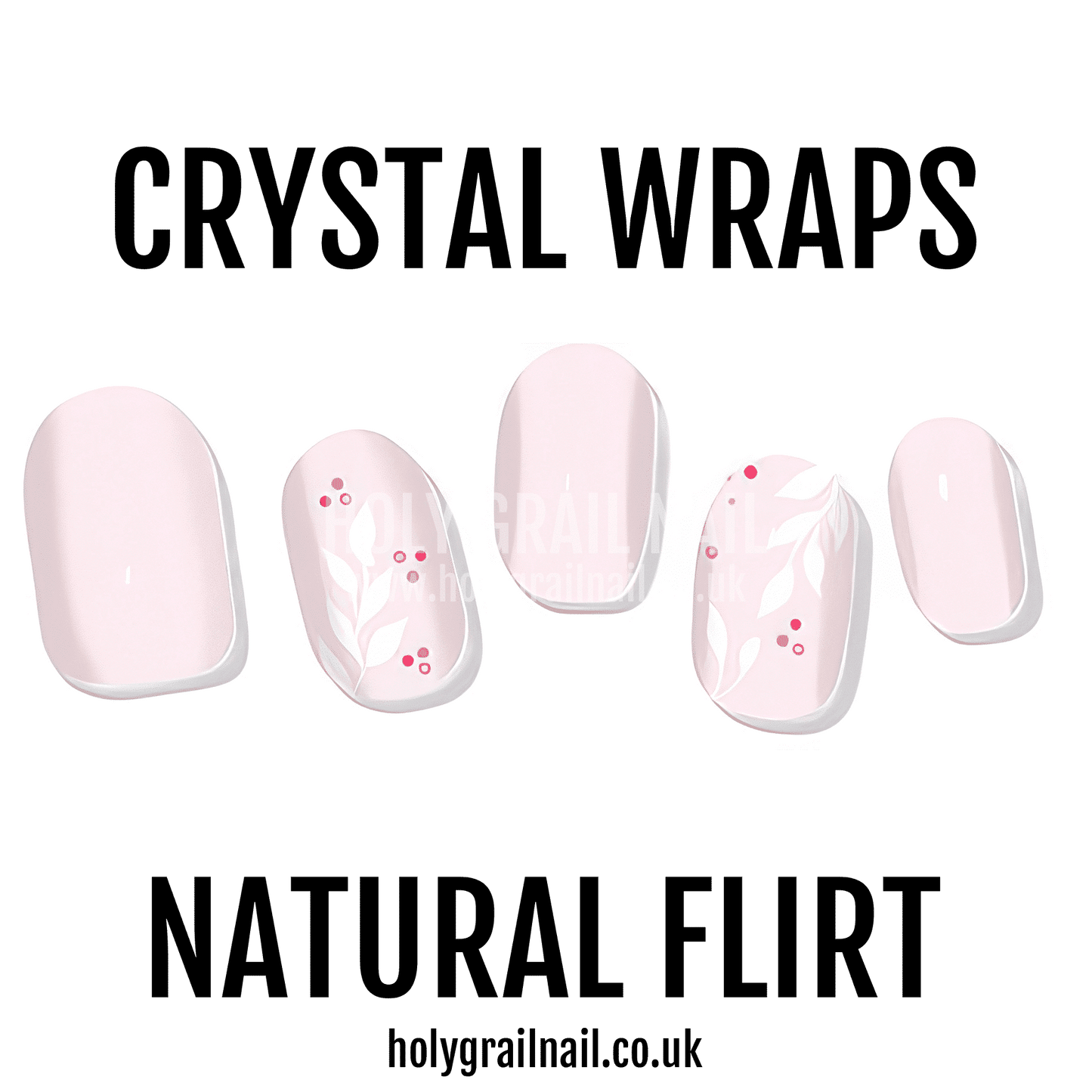 Holy Grail Nail Crystal Natural Flirt - Crystal Wraps