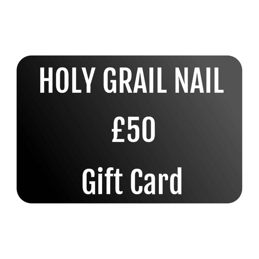 Black fifty pound digital gift card for nail art and manicure accessories