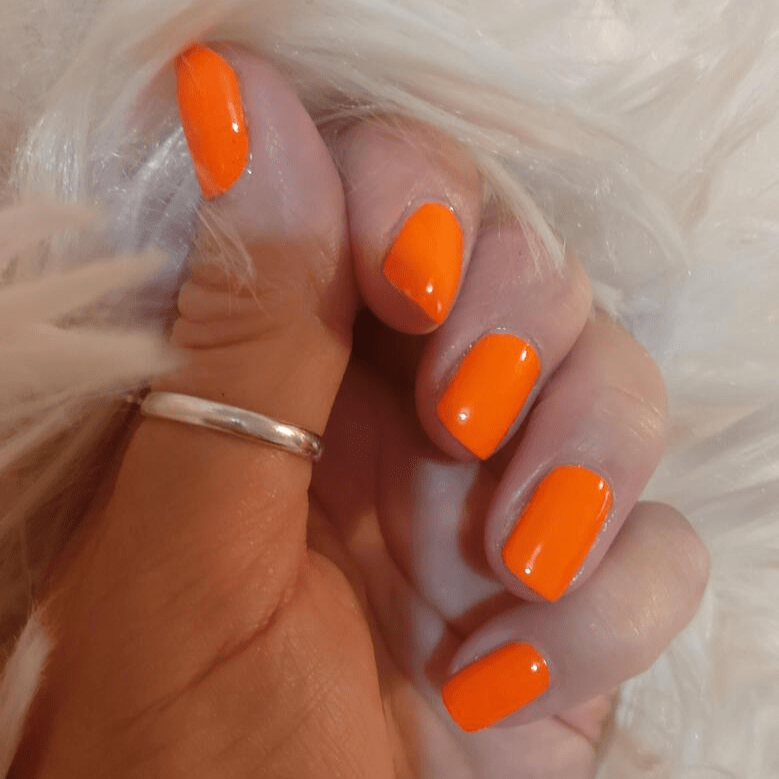 Holy Grail Nail Non-UV Nail Wraps Neon Orange - Holy Classics (Non-UV Nail Wraps)