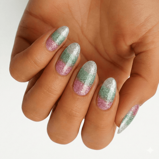Holy Grail Nail Non-UV Nail Wraps Neopolitan Glitter - Holy Classics (Non-UV Nail Wraps)