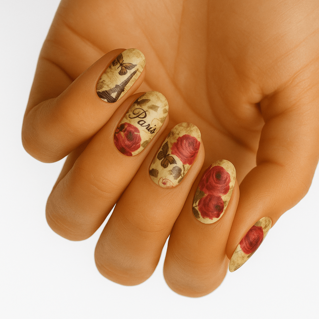Holy Grail Nail Non-UV Nail Wraps Paris Mon Amour - Holy Classics (Non-UV Nail Wraps)