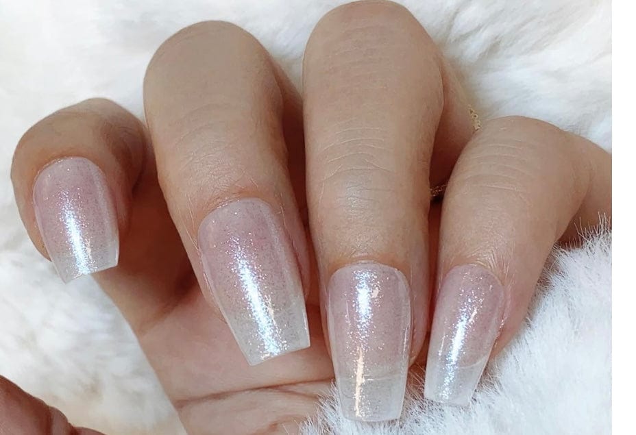 Holy Grail Nail Non-UV Nail Wraps Pearl (Transparent Clear)- Holy Classics (Non-UV Nail Wraps)