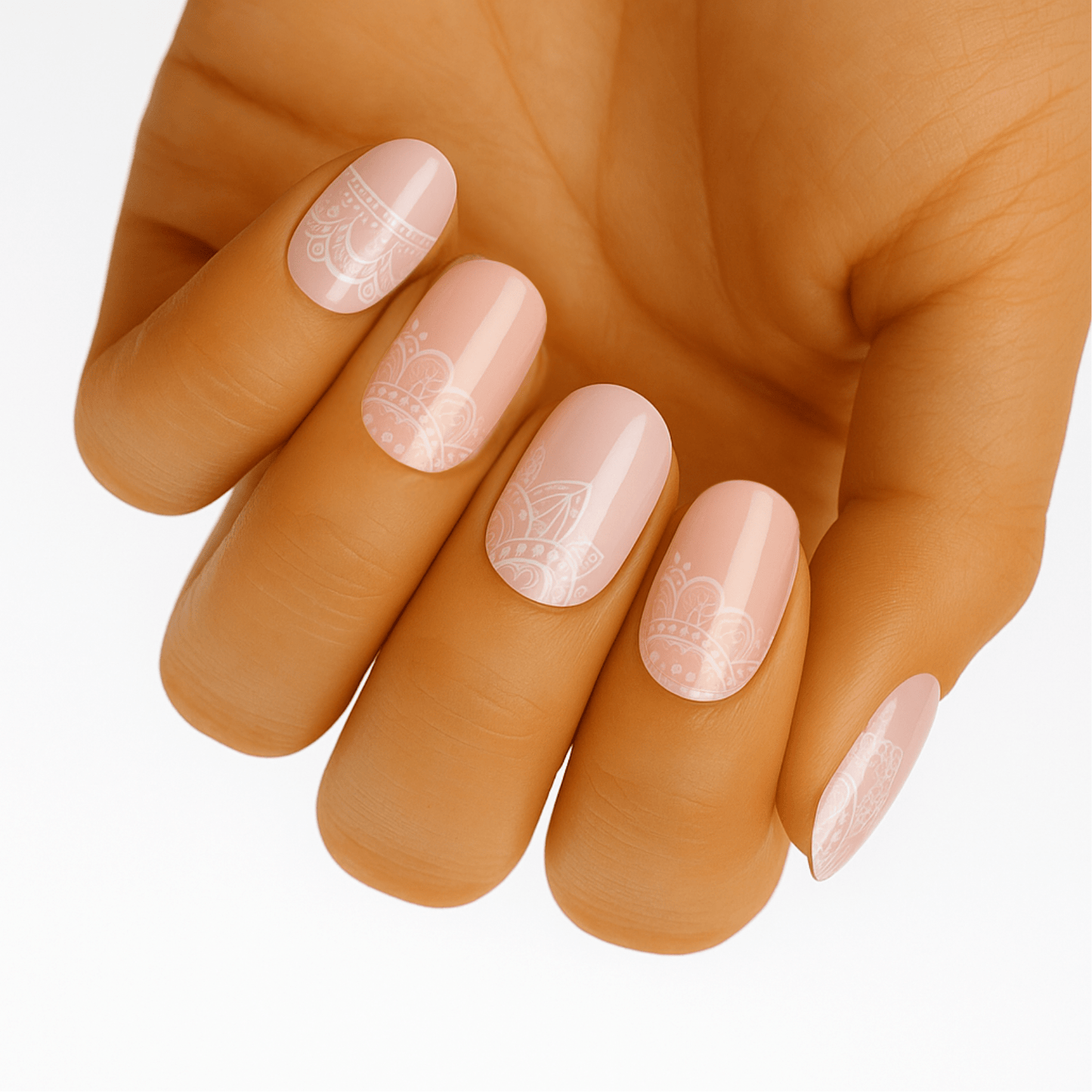 Holy Grail Nail Non-UV Nail Wraps Pink Mandala - Holy Classics (Non-UV Nail Wraps)