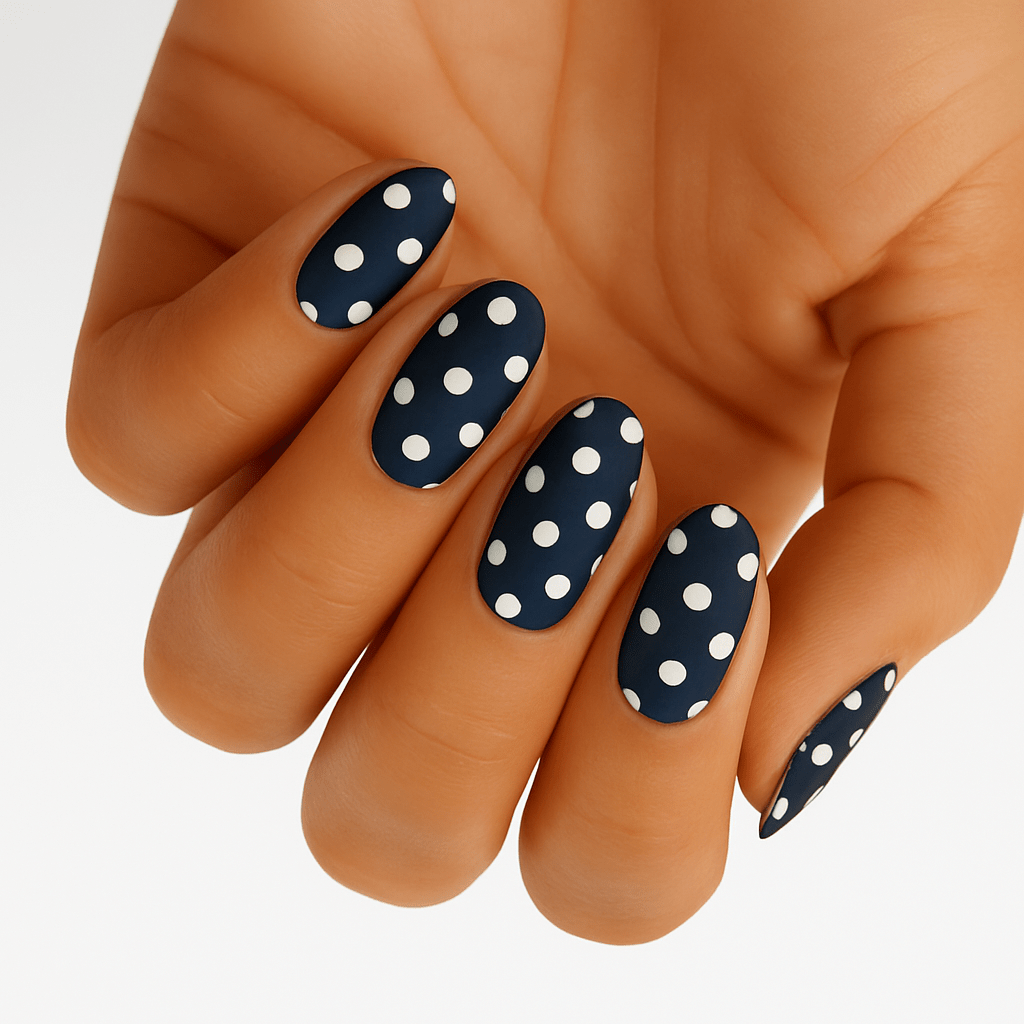 Holy Grail Nail Non-UV Nail Wraps Polka Dot Black - Holy Classics (Non-UV Nail Wraps)