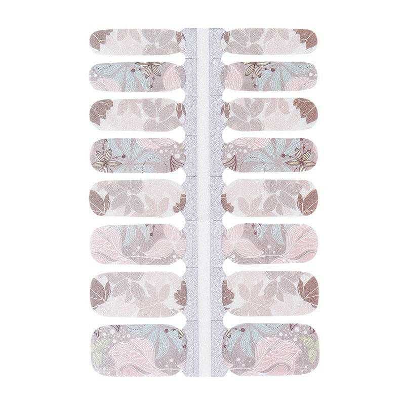 Holy Grail Nail Non-UV Nail Wraps Pretty Leaves (Shimmer) - Nail Wraps