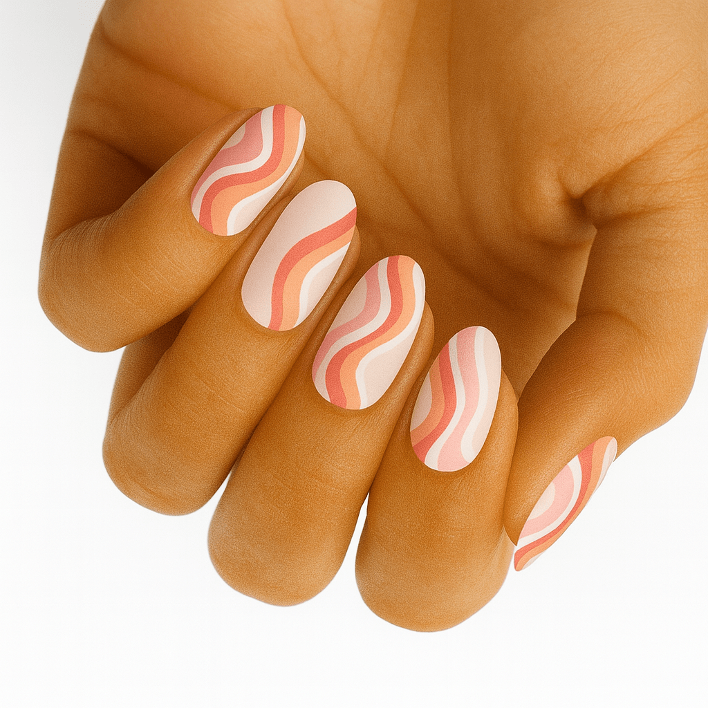 Holy Grail Nail Non-UV Nail Wraps Raspberry Ripple - Holy Classics (Non-UV Nail Wraps)