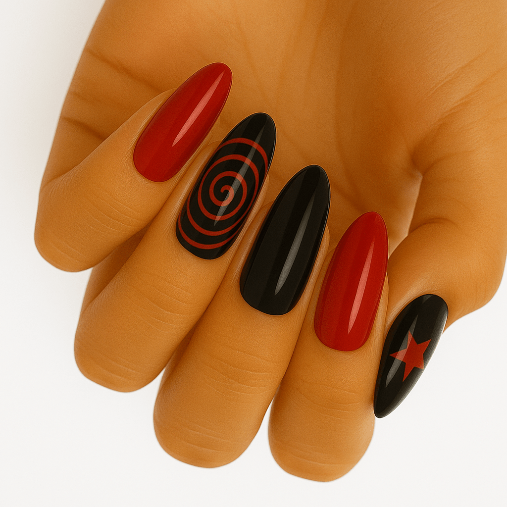 Holy Grail Nail Non-UV Nail Wraps Red Star - Holy Classics (Non-UV Nail Wraps)