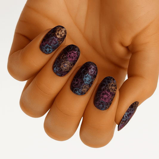 Holy Grail Nail Non-UV Nail Wraps Tequila Rose (Glitter) - Holy Classics (Non-UV Nail Wraps)