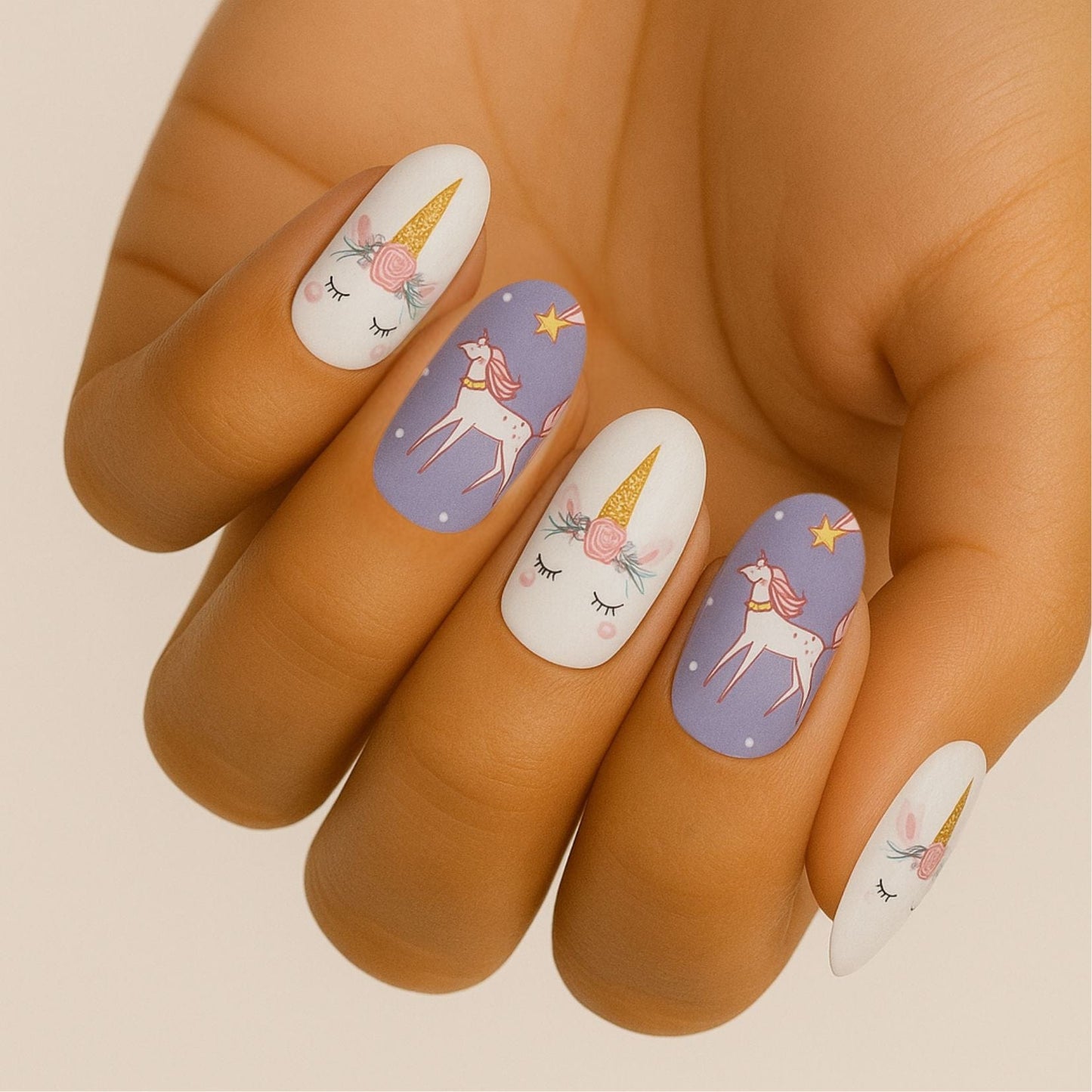 Holy Grail Nail Non-UV Nail Wraps Unicorns Everywhere! - Holy Classics (Non-UV Nail Wraps)