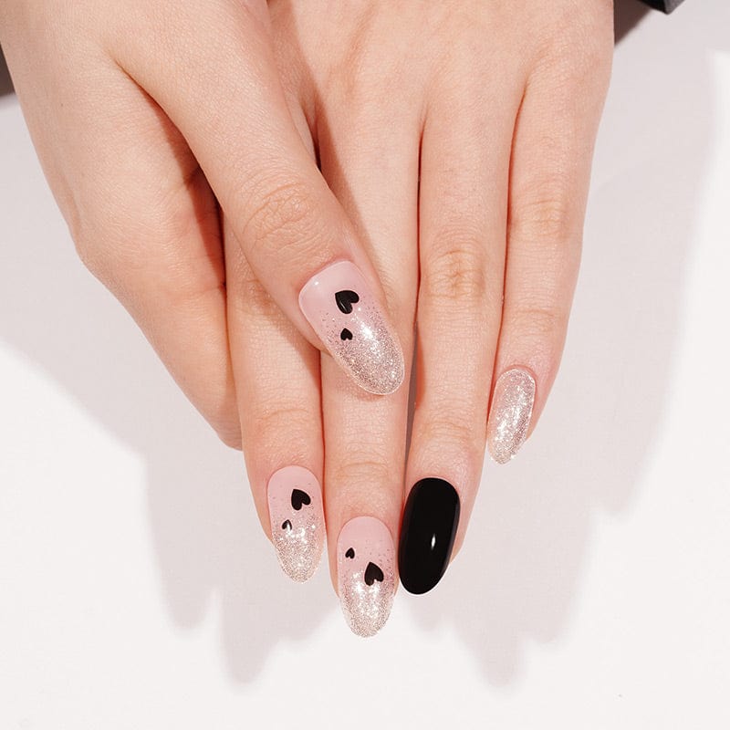 Holy Grail Nail Semi-Cured Gels Blackhearted Love