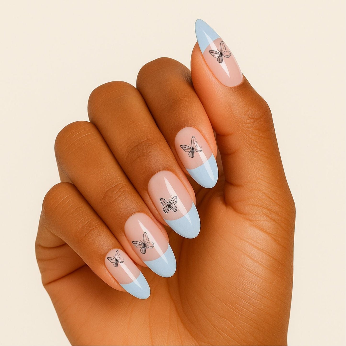 Holy Grail Nail Semi-Cured Gels Butterfly Blue - Gels