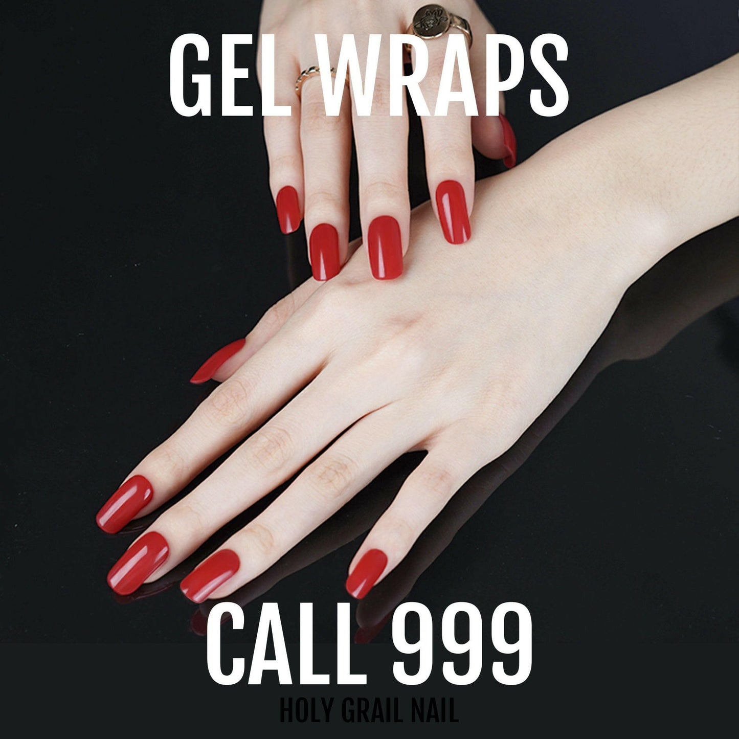 Holy Grail Nail Semi-Cured Gels Call 999 - Gels, Rouge Gels, Holy Gels, Blood Red Gel, Hello Nails