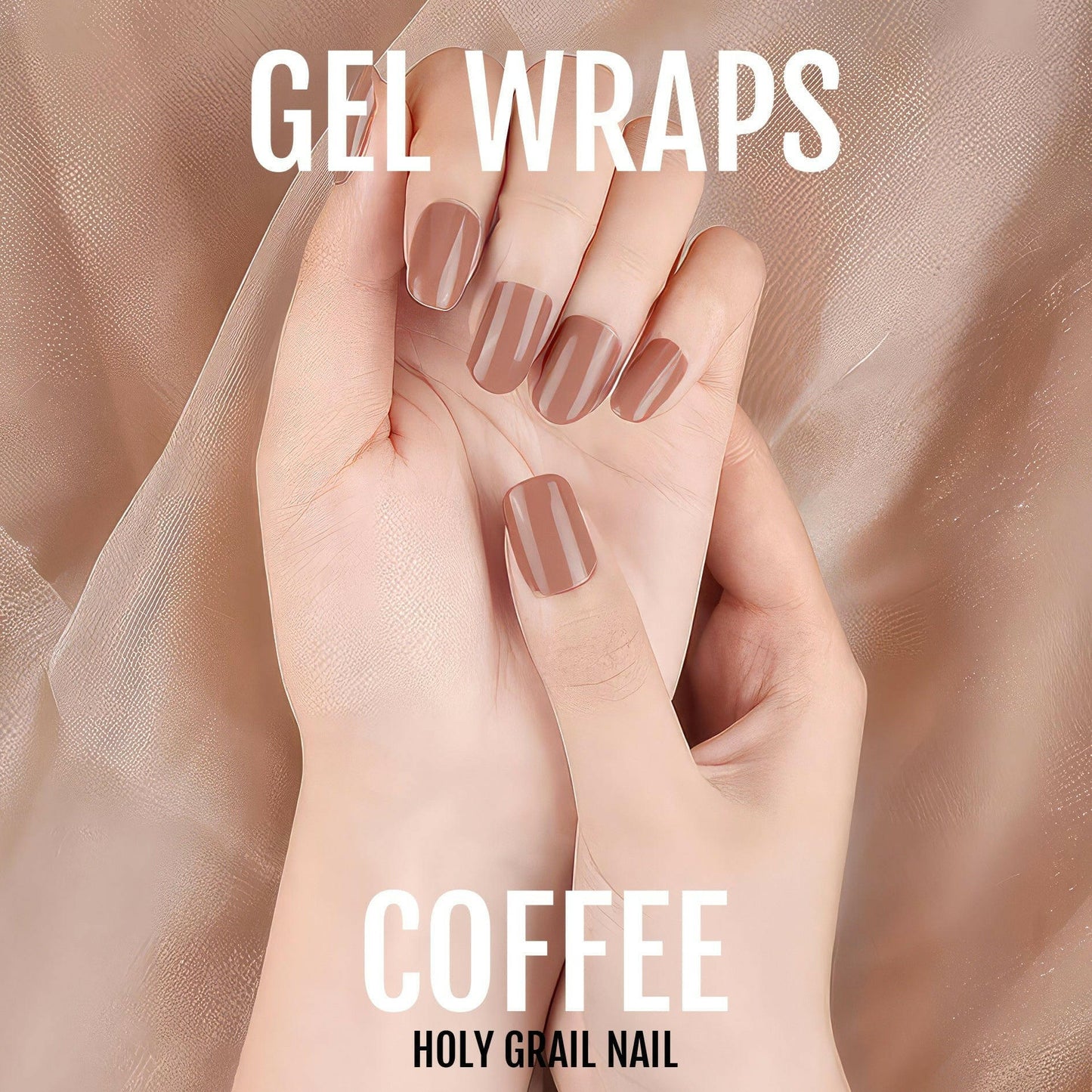 Holy Grail Nail Semi-Cured Gels Coffee - Gels, Caramel Cream Gels, Holy Gels, Cappuccino Gel, Hello Nails