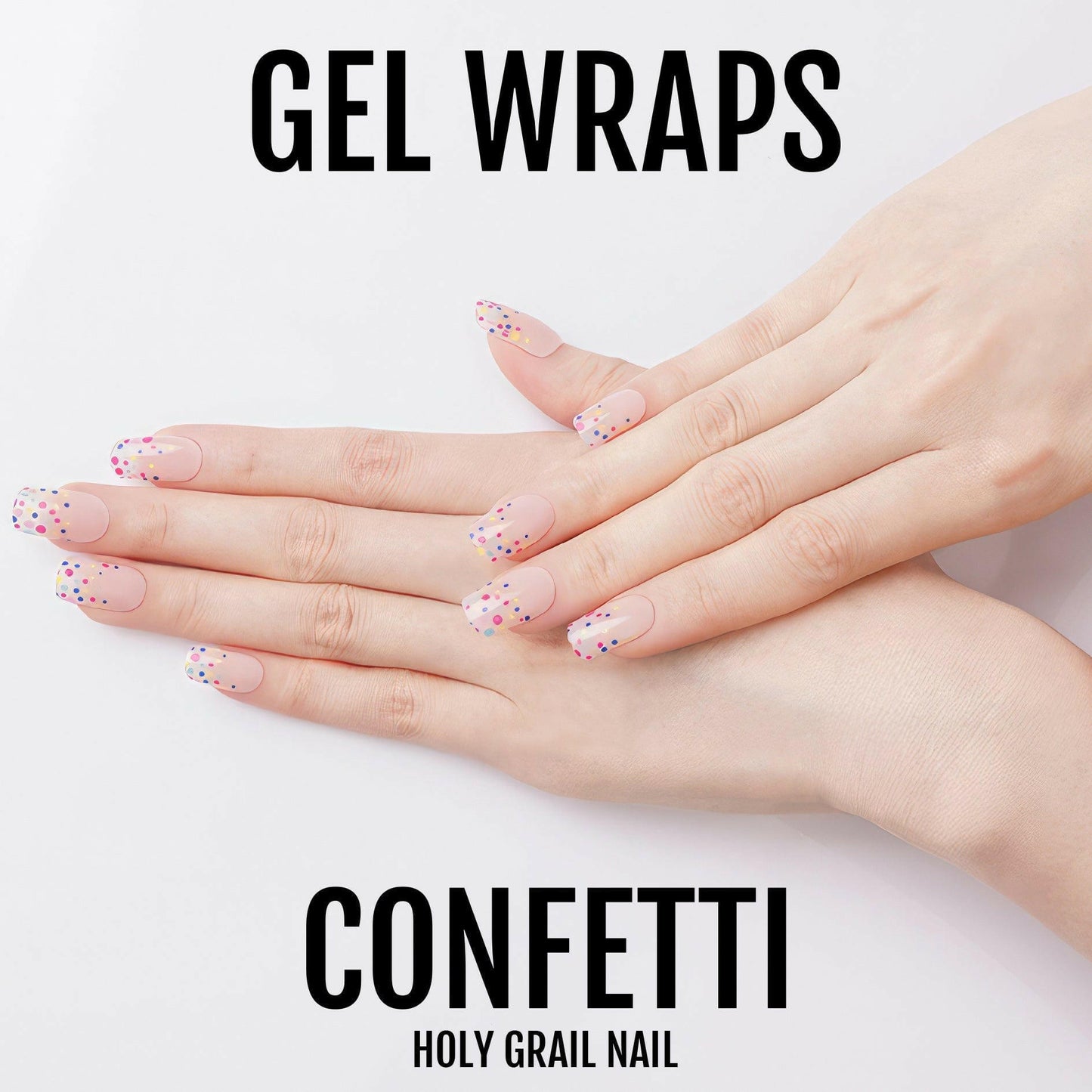 Holy Grail Nail Semi-Cured Gels Confetti - Gels, Bubblegum Confetti Gels, Holy Gels