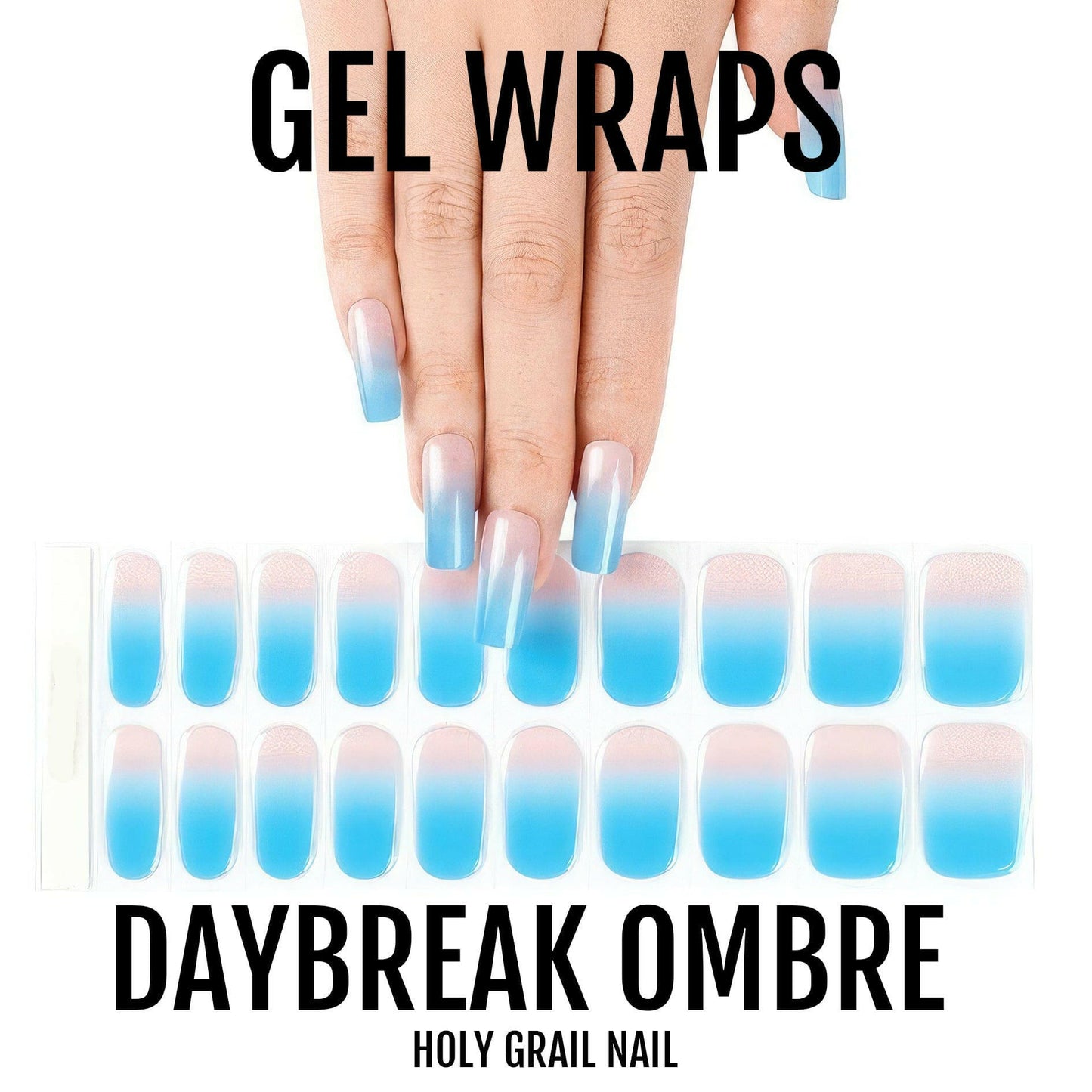 Holy Grail Nail Semi-Cured Gels Daybreak Ombre - Gels, Blue Horizon Gels, Holy Gels
