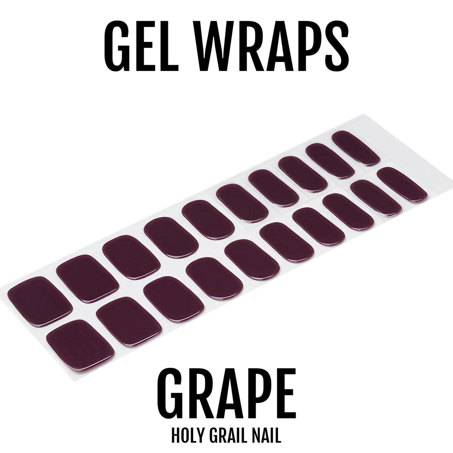 Holy Grail Nail Semi-Cured Gels Grape - Gels, Blackberry Gel, Hello Nails
