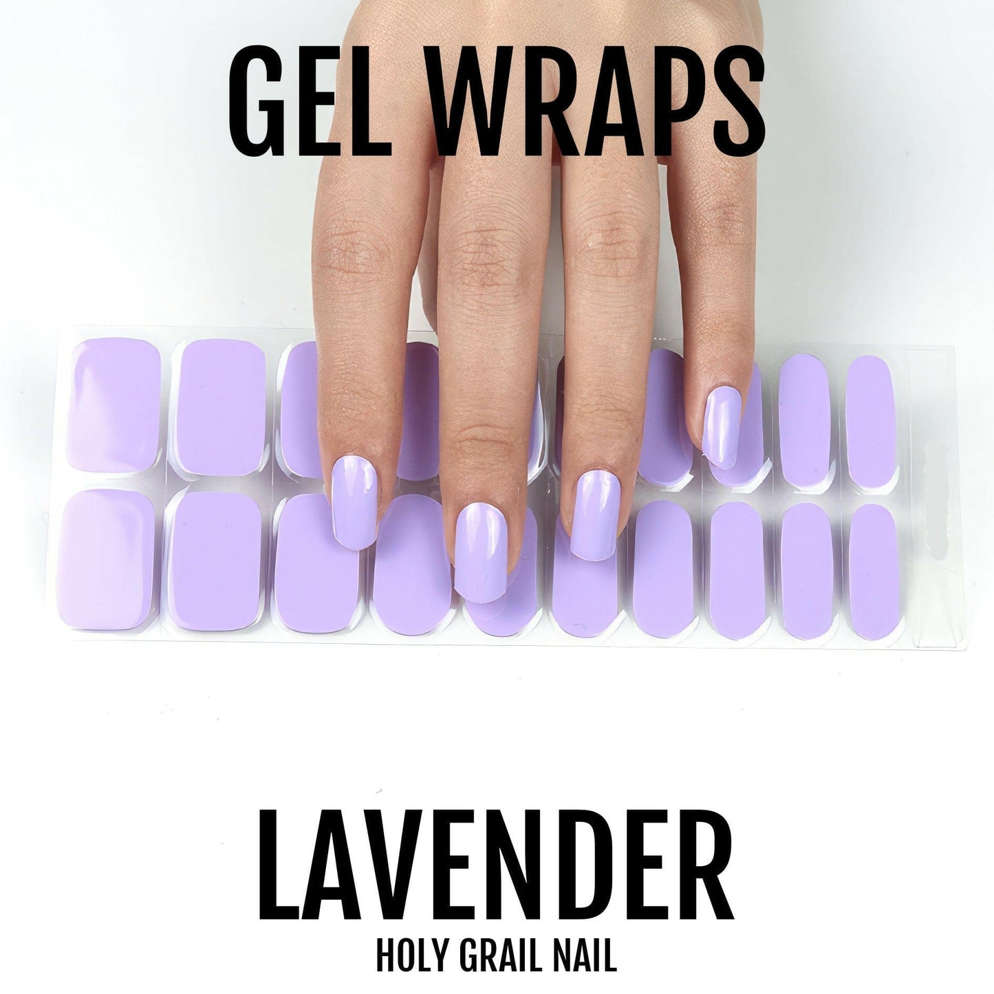 Holy Grail Nail Semi-Cured Gels Lavender - Gels, Lavender Gels, Holy Gels, Lilac Gel, Hello Nails