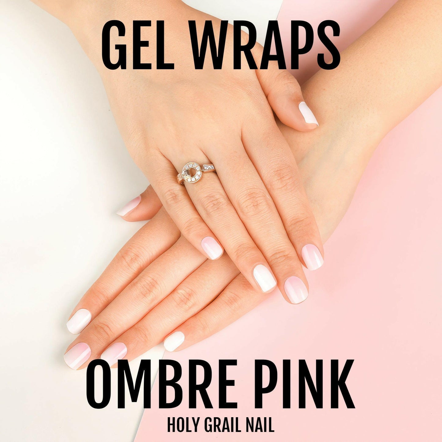 Holy Grail Nail Semi-Cured Gels Ombre Pink - Gels, Pink Ombre Gels, Holy Gels, Ombre Pink Gel, Hello Nails