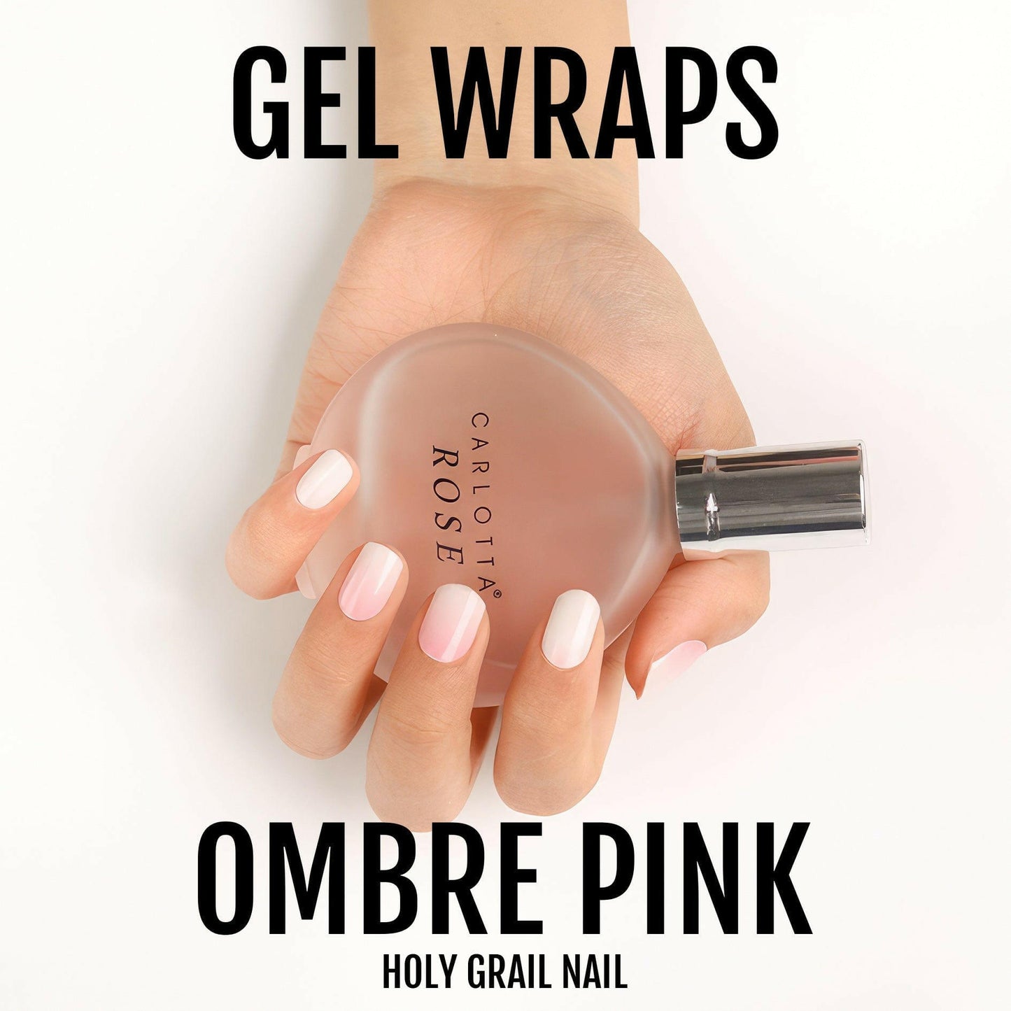 Holy Grail Nail Semi-Cured Gels Ombre Pink - Gels, Pink Ombre Gels, Holy Gels, Ombre Pink Gel, Hello Nails