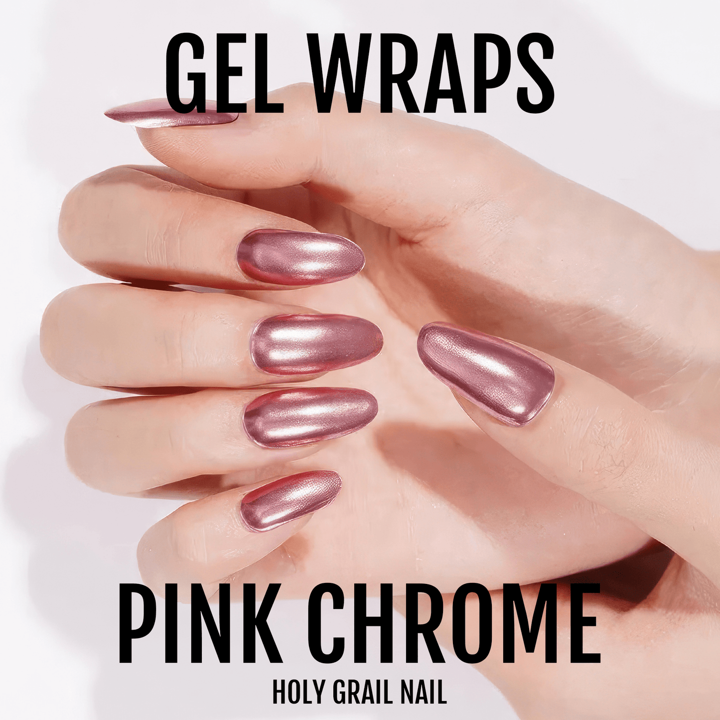 Holy Grail Nail Semi-Cured Gels Pink Chrome - Gels