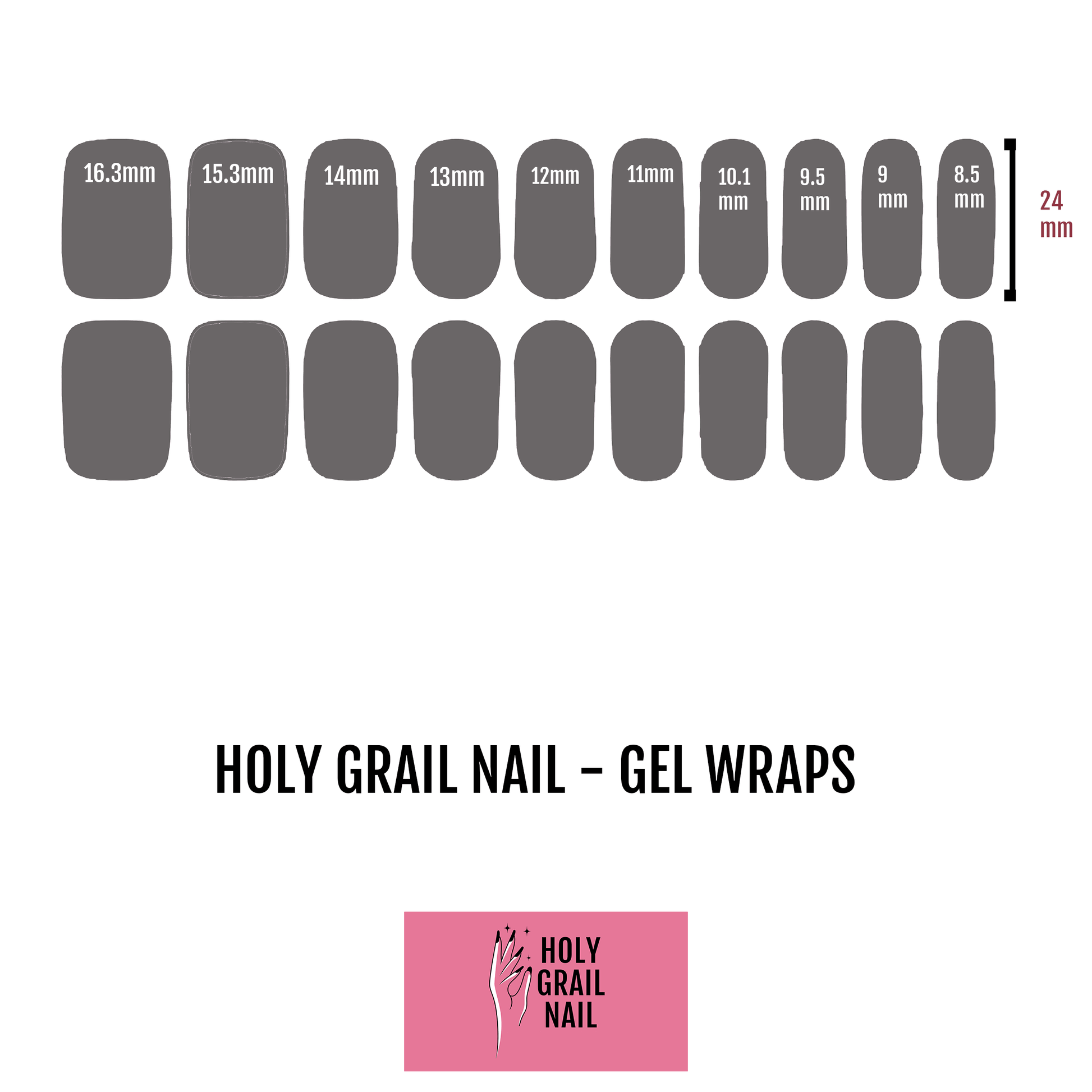 Holy Grail Nail Semi-Cured Gels Smoked - Gels, Orchid Haze Gel, Hello Nails