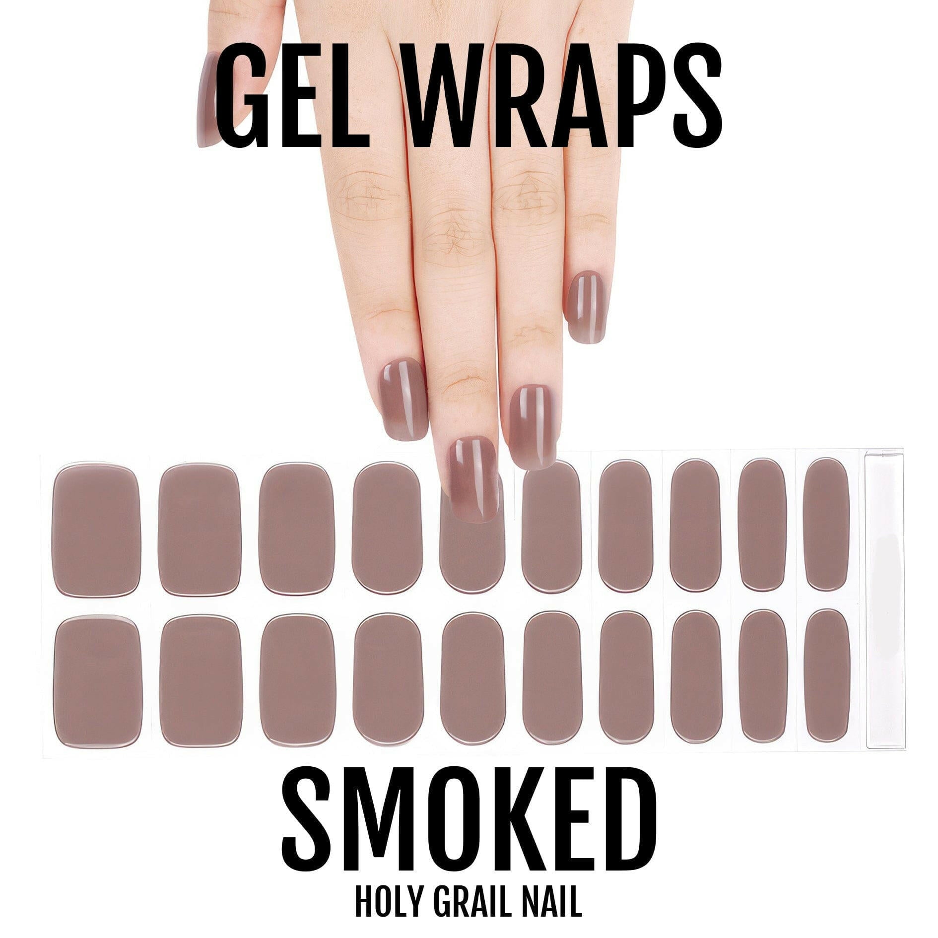 Holy Grail Nail Semi-Cured Gels Smoked - Gels, Orchid Haze Gel, Hello Nails