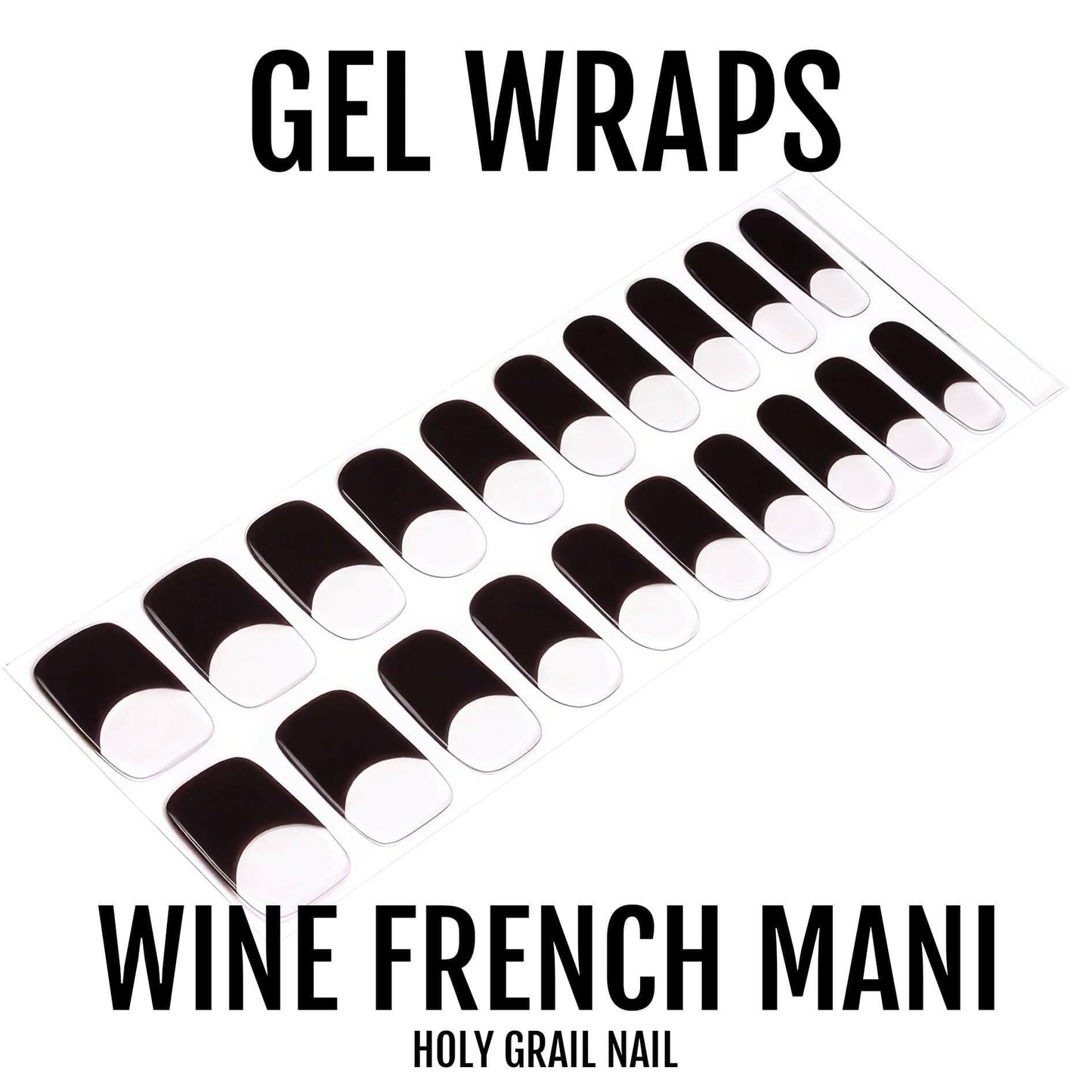 Holy Grail Nail Semi-Cured Gels Wine French Mani - Gels