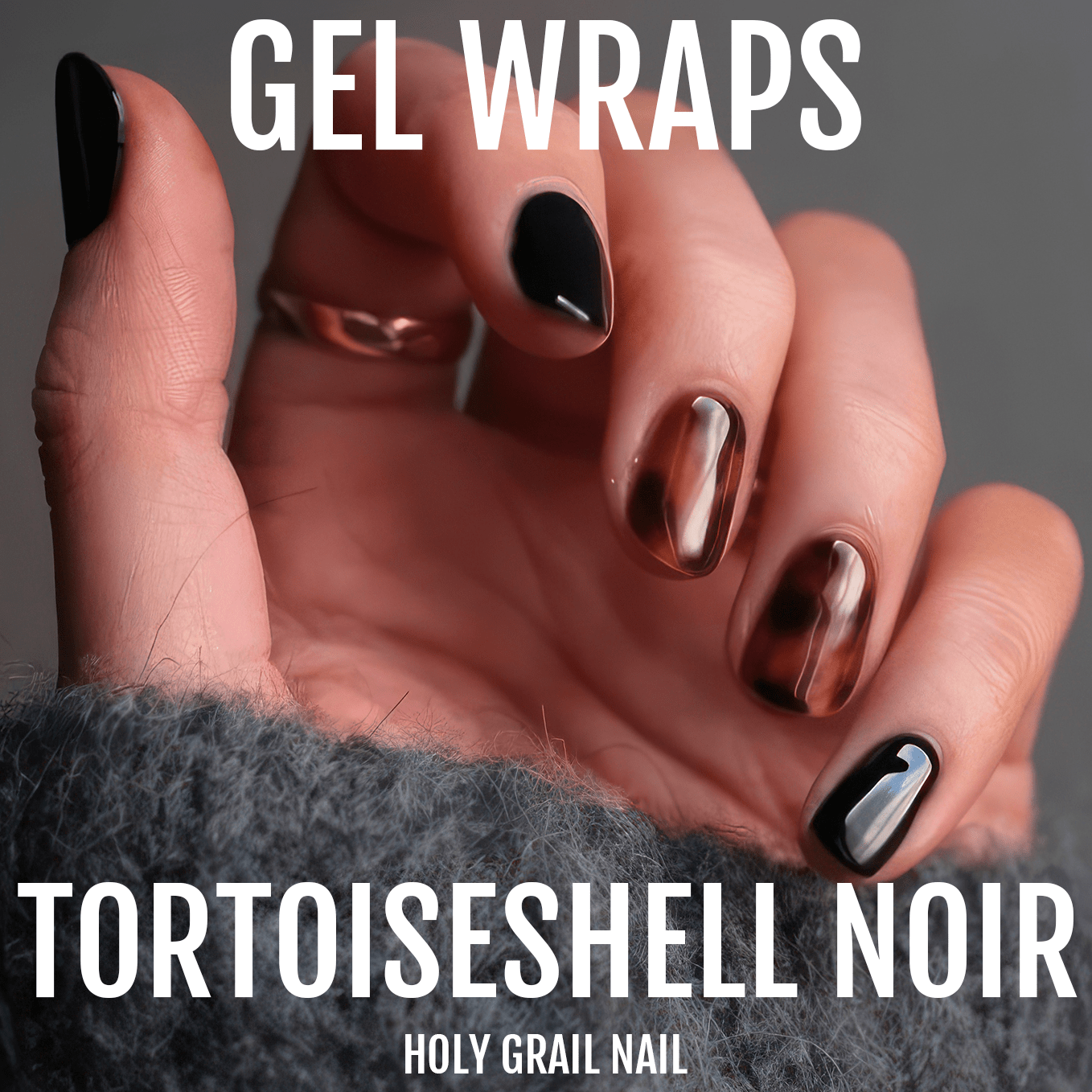 Holy Grail Nail Tortoiseshell Noir - Gels