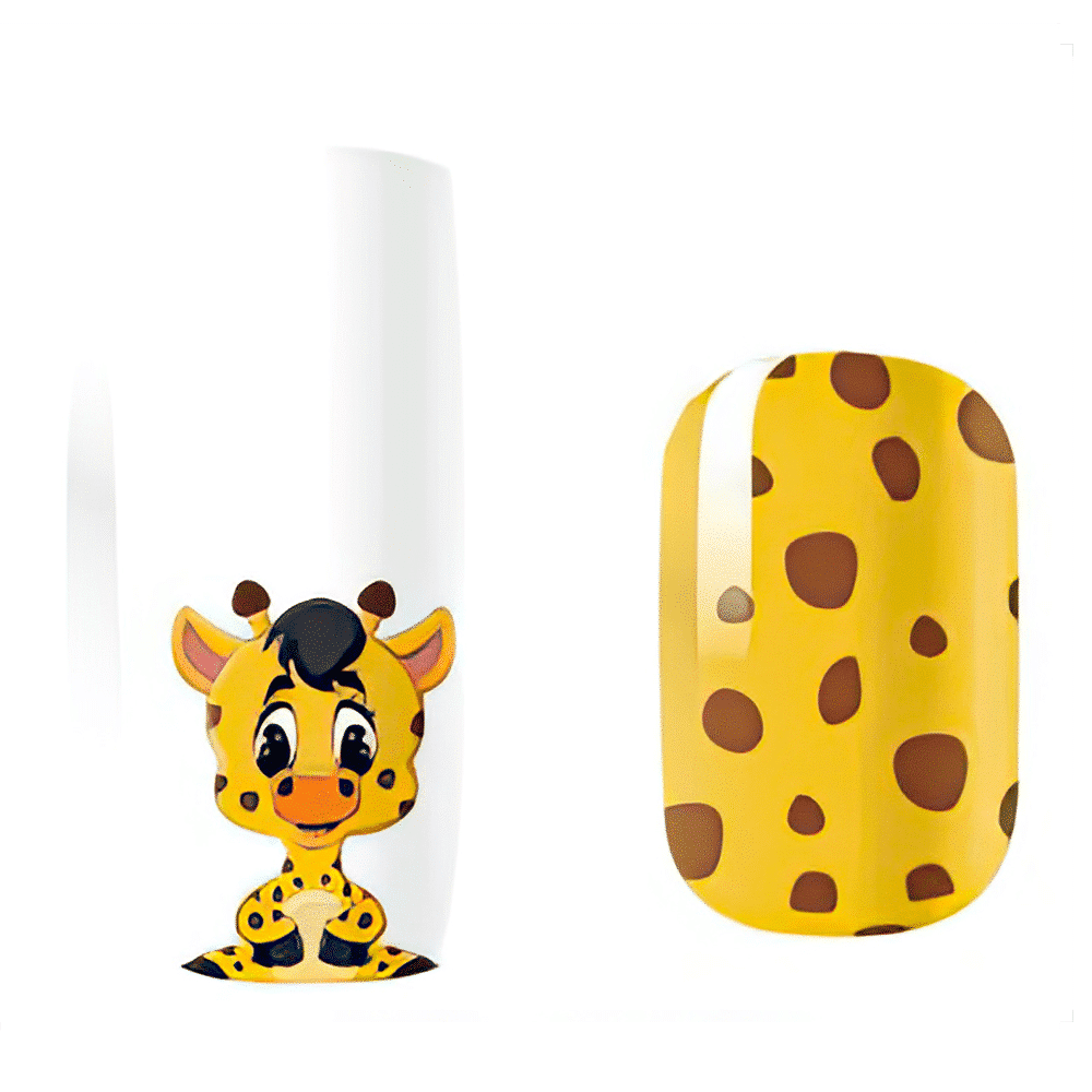 Gina the Giraffe - Kids Wraps - Mini Me by Holy Grail Nail