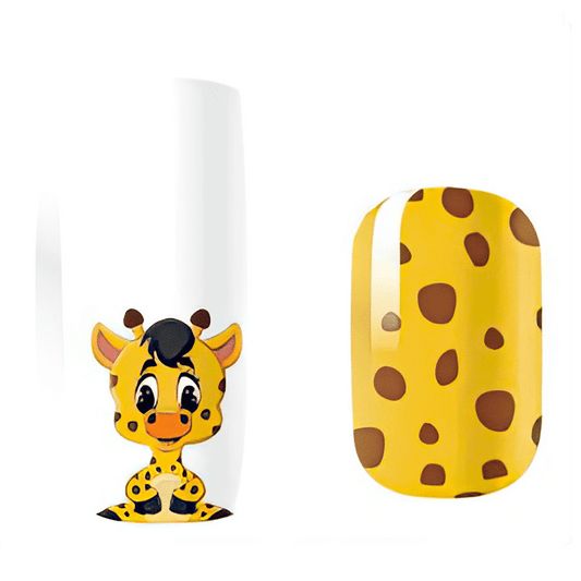 Gina the Giraffe - Kids Wraps - Mini Me by Holy Grail Nail