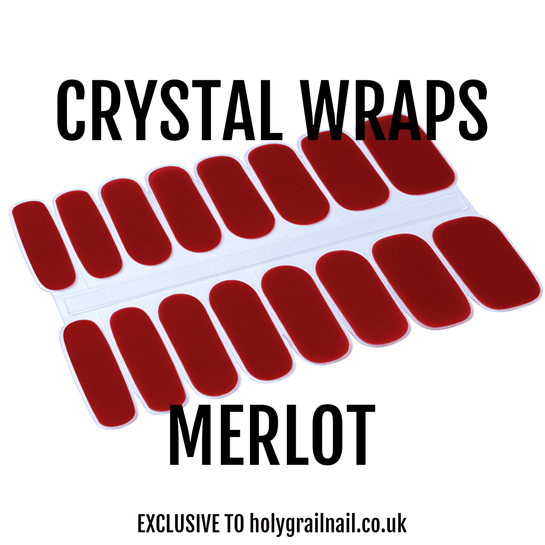 Holy Grail Nail Crystal Merlot - Crystal Wraps