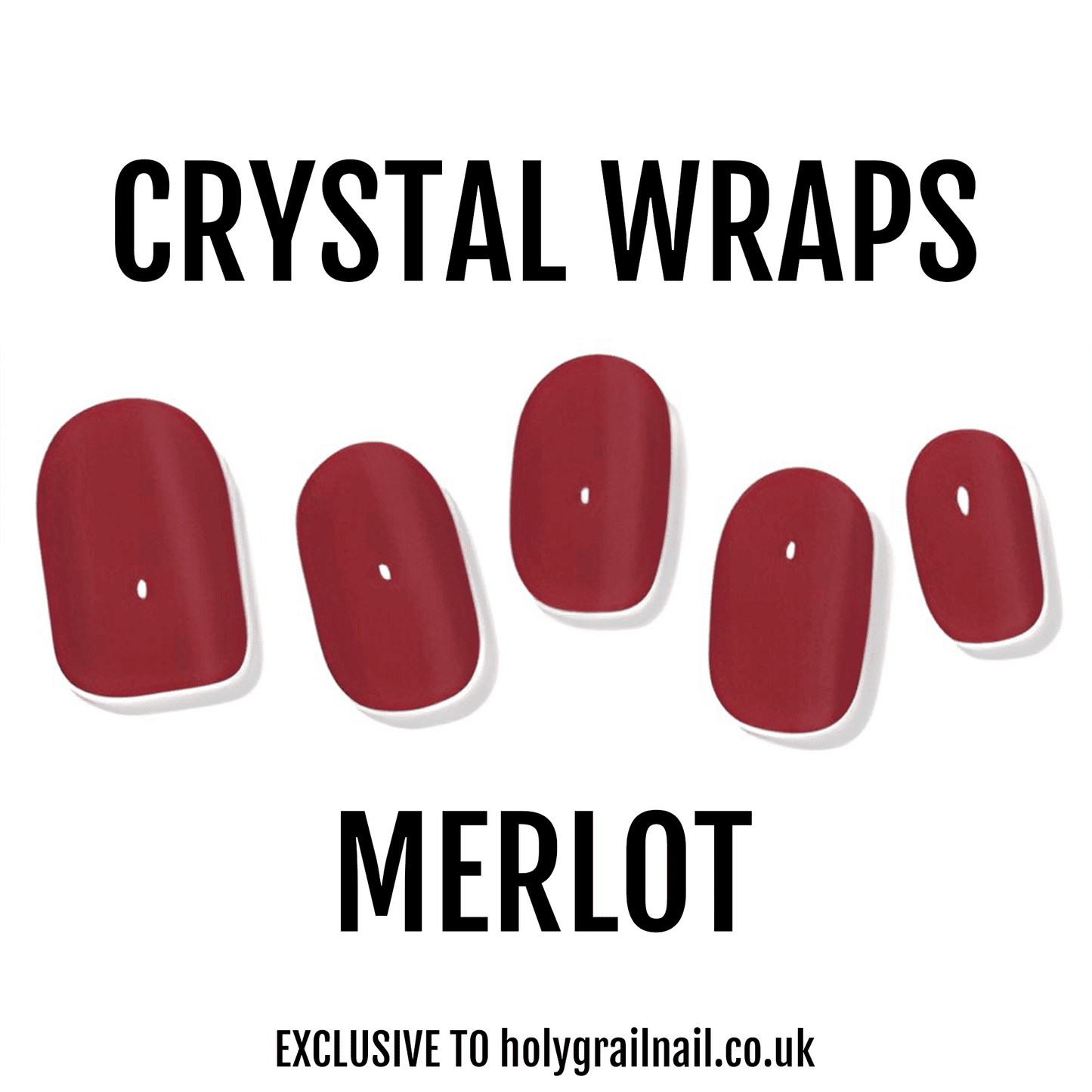 Holy Grail Nail Crystal Merlot - Crystal Wraps