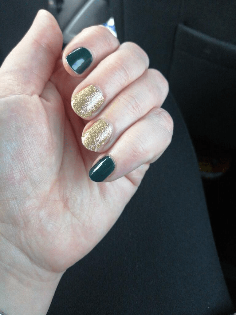 Green And Gold - Holy Classics (Non-UV Nail Wraps)