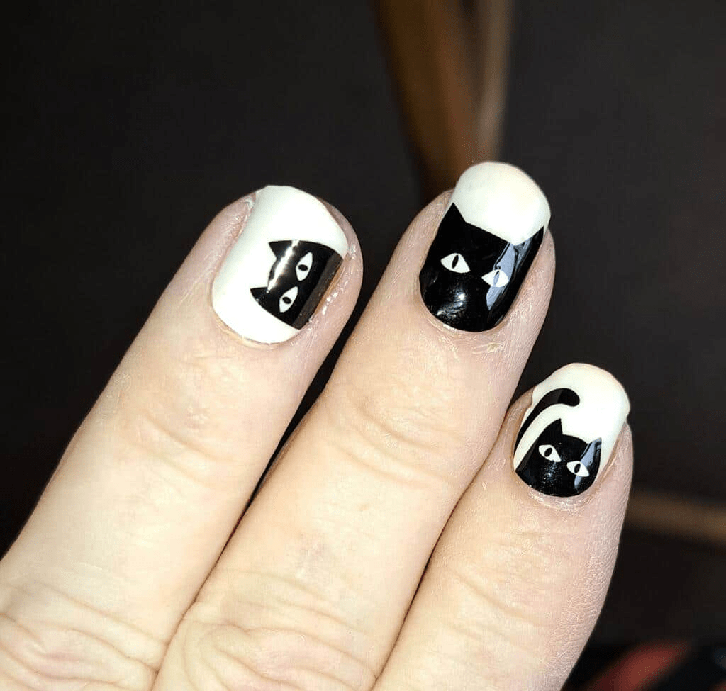 Cool for Cats (Sunlight Sensitive) - Holy Classics (Non-UV Nail Wraps)