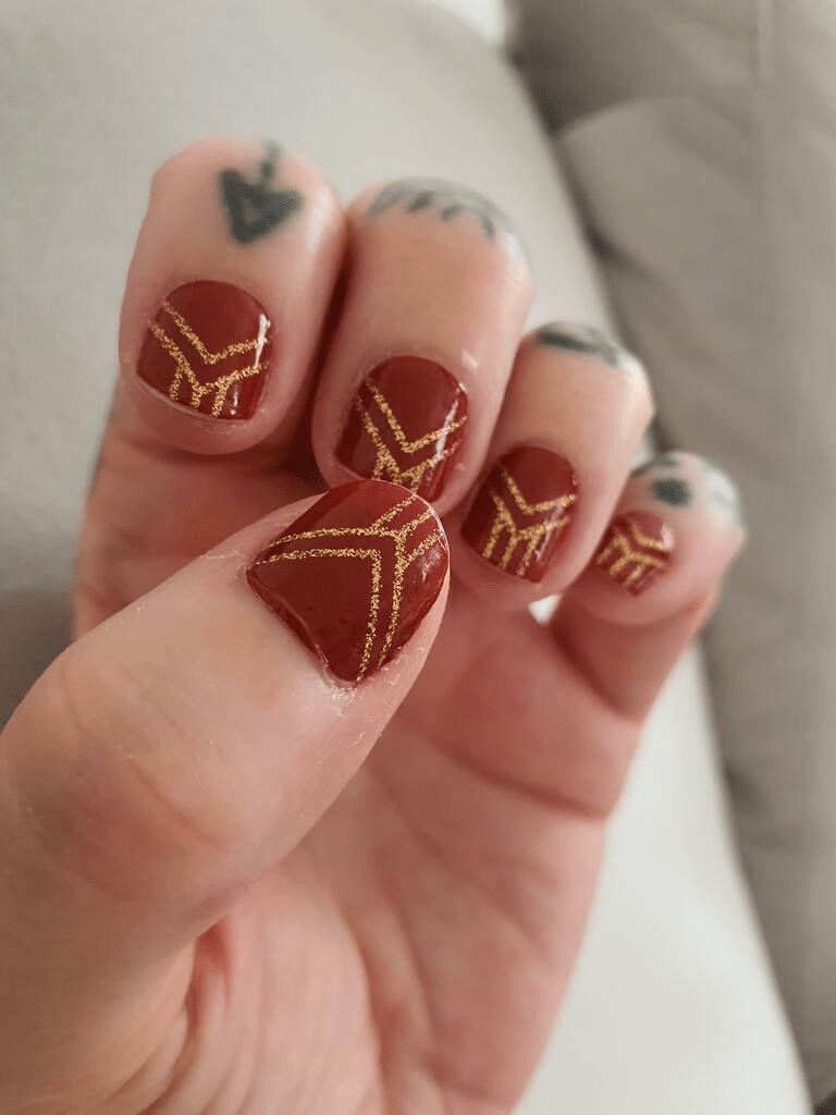 Arrow to the Heart (Glitter) - Holy Classics (Non-UV Nail Wraps)