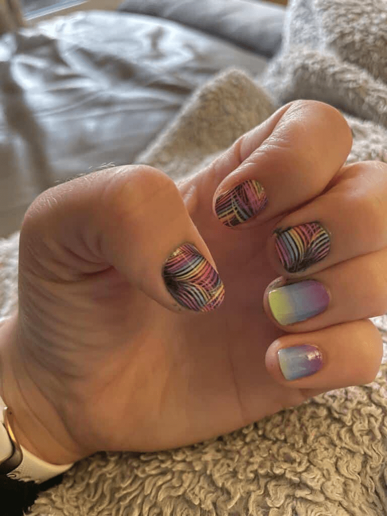 Ombre Fronds - Holy Classics (Non-UV Nail Wraps)