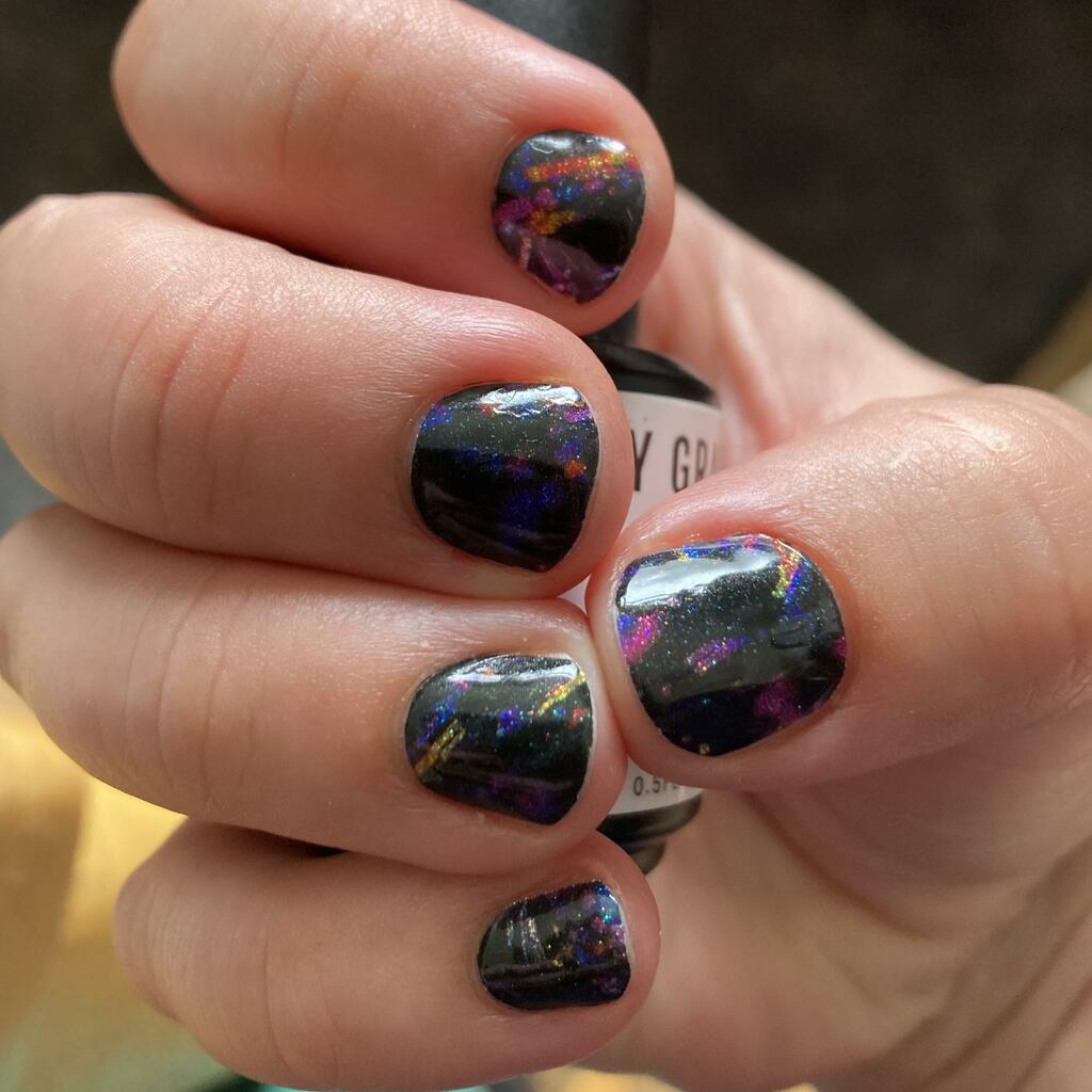 Party at Mine at Midnight (Glitter) - Holy Classics (Non-UV Nail Wraps)