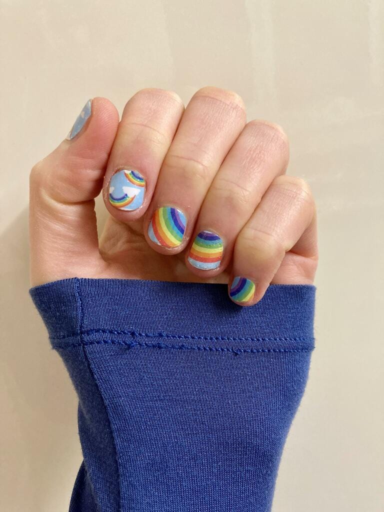 All The Rainbows - Holy Classics (Non-UV Nail Wraps)