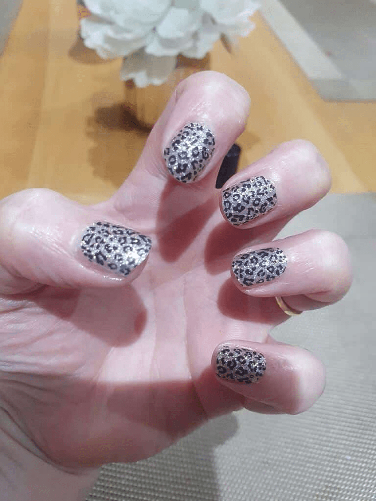 Holy Grail Nail Non-UV Nail Wraps Silver Leopard - Holy Classics (Non-UV Nail Wraps)