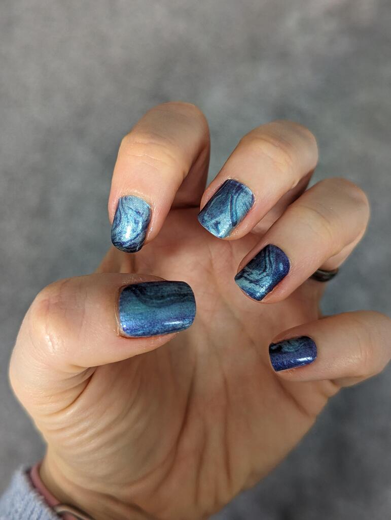 Blue Marble - Holy Classics (Non-UV Nail Wraps)