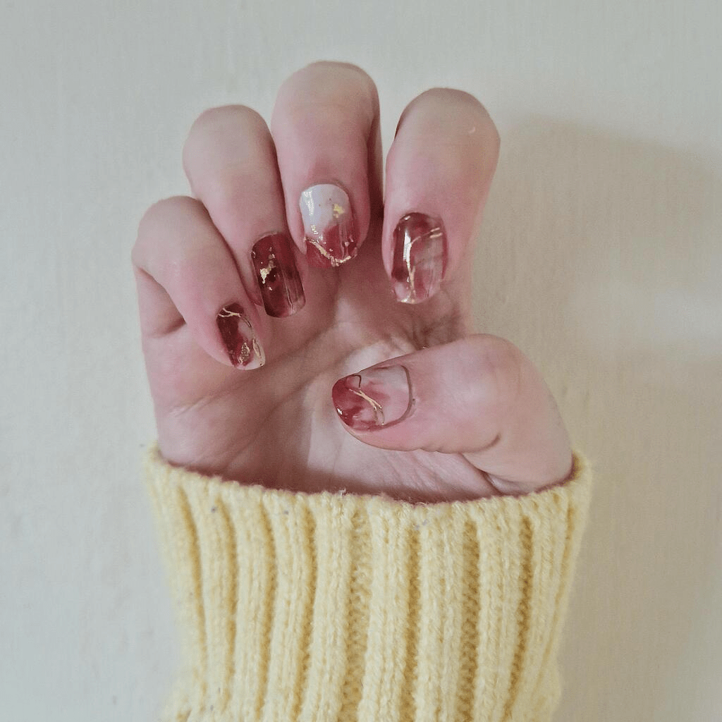 Crackle Red - Holy Classics (Non-UV Nail Wraps)