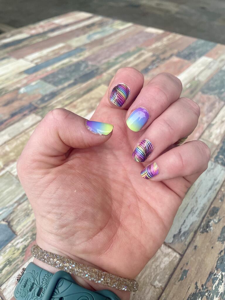 Ombre Fronds - Holy Classics (Non-UV Nail Wraps)