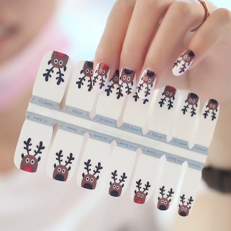 Rudolf (Part Transparent) - Holy Classics (Non-UV Nail Wraps) - Transparent