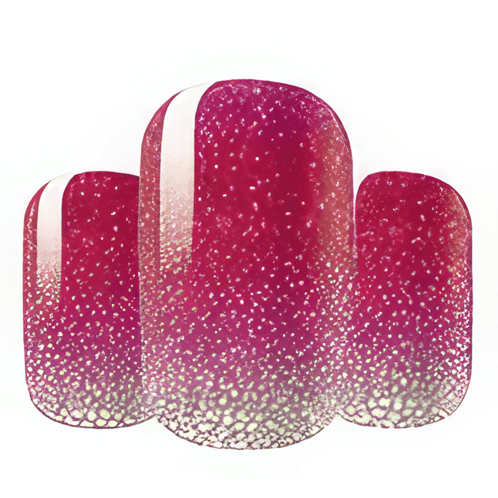 Holy Grail Nail Non-UV Nail Wraps Coquette (Glitter) - Wide Fit Wrap (22 Piece)