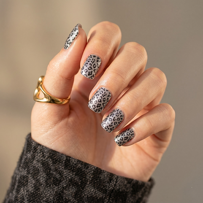 Silver Leopard - Holy Classics (Non-UV Nail Wraps)