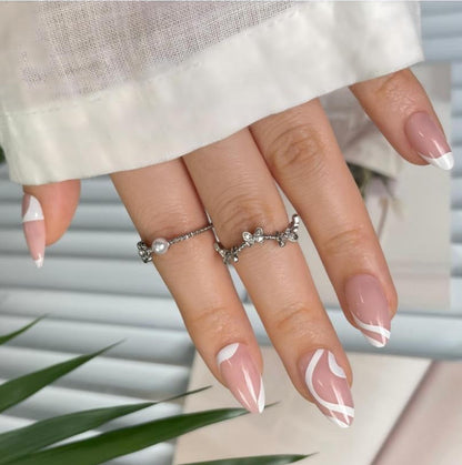Effortless- Soft Gel Press Ons (Short Almond)